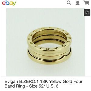 BVLGARI B.ZERO size 8 ring